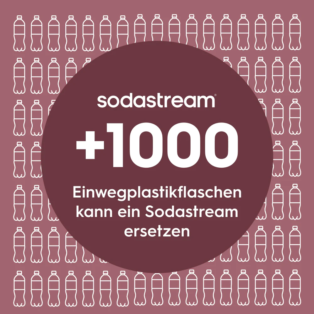 fizz & go Edelstahl Sprudlerflasche (Pomegranate) 0,9 L, 1er-Pack - Image 4