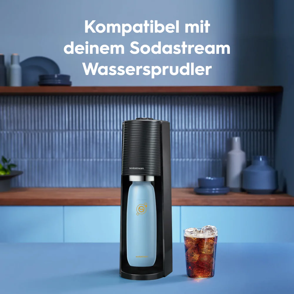 fizz & go Edelstahl Sprudlerflasche (Ice) 0,9 L, 1er-Pack - Image 3