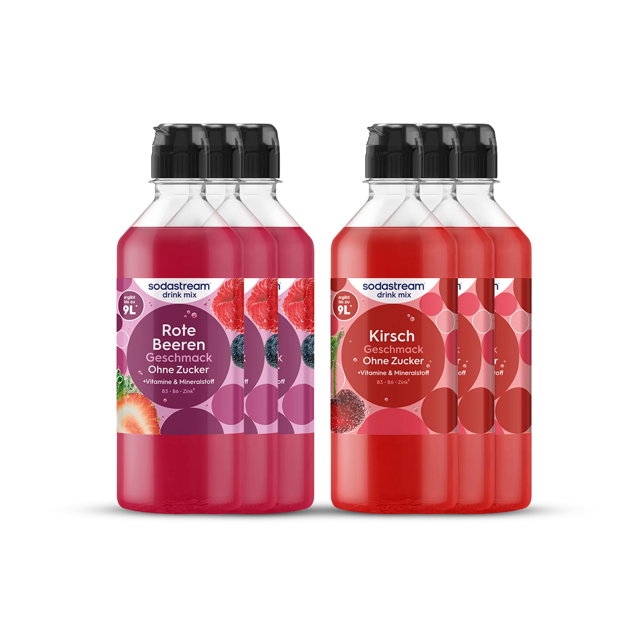 Frucht Sirup drink mix 440 ml, 6er-Pack